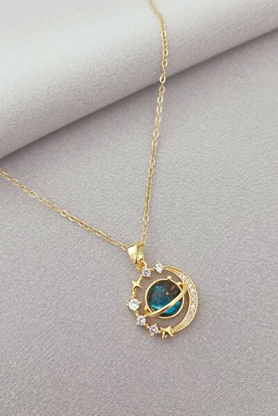 stainless steell Çelik Galaksi Kolye