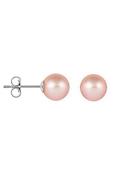 MODERN TAKI Top Pembe Inci Küpe 10 Mm