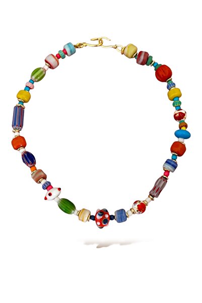 Majalis Jewelry Renkli Boncuk Kolye