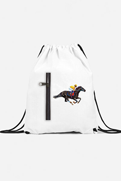 herotasarım Horse Racing Sports Backpack with Pockets Bll4456