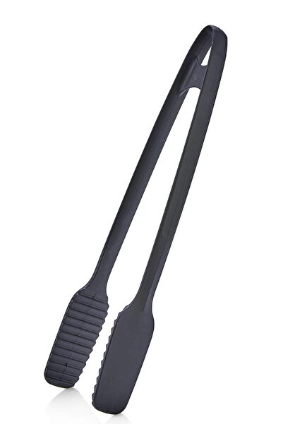 Porselen Diyarı Non-slip Plastic Tongs - Fireproof and Non-stick Serving and Grilling Bbq Tongs