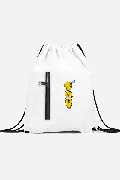 herotasarım Line Brown Friends Sports Backpack with Pocket Bll4610