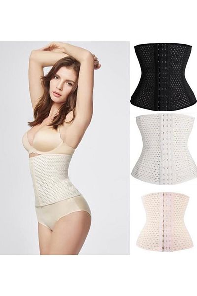 KorSeZen 3 Level Hooked Latex 4 Steel Underwire Shaping Waist Corset