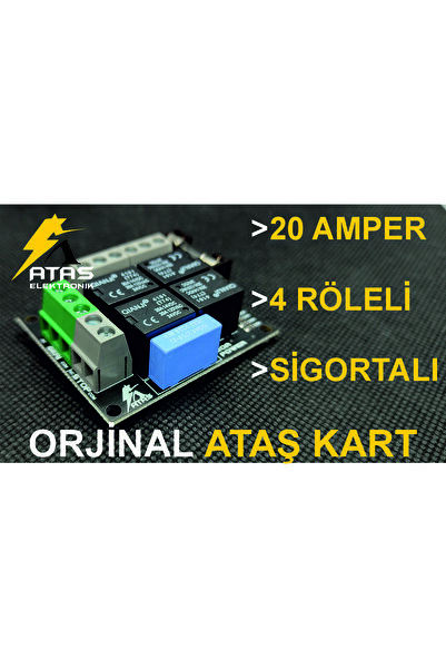 ATAŞ ATAŞ 20 Amper Sarım-Dolum Kartı / 12V ve 24V