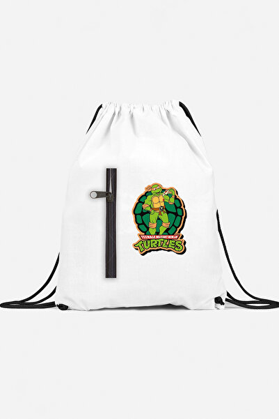 herotasarım حقيبة ظهر رياضية للسلاحف النينجا مع جيب bll4442