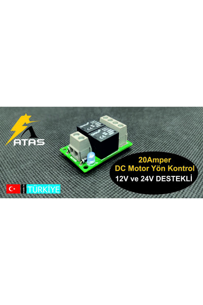 ATAŞ DC MOTOR Yön Kontrol Devresi / Akülü Araba ve VIP Araç Uyumlu