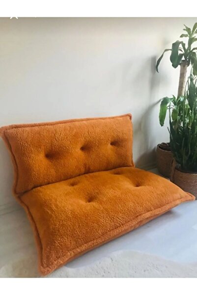 BEYLERBEYİ Yumuşak Tedy Kumaş Petek Kalorifer Önü Palet Minderi Ikili Takım Krem