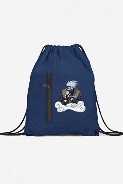 herotasarım حقيبة ظهر ناروتو ساسوكي الرياضية ذات الجيوب bll4446