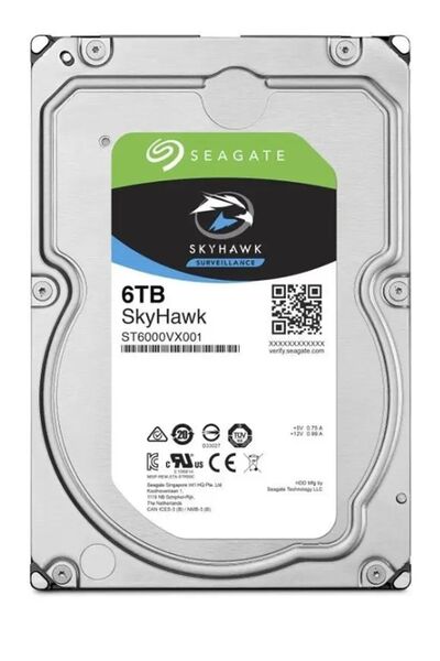 Seagate St6000vx001 Sv35 6 Tb Sata 6gb/s 7/24 Güvenlik Harddisk