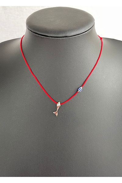 Concept HuBuTU GIFT MINIMAL RED INFINITY ROPE NECKLACE