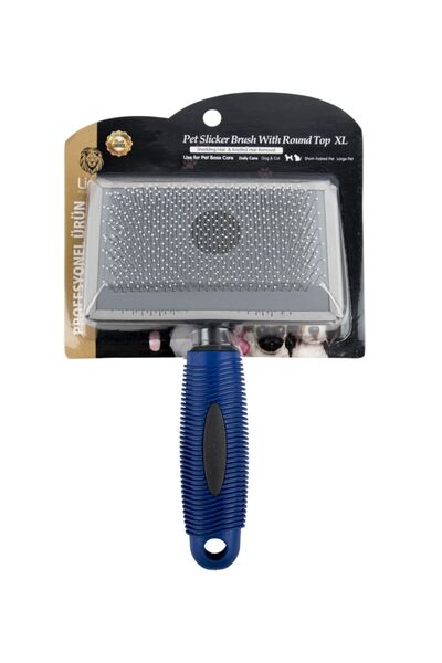 Lion Pet Köpek Için Tarak Boncuk Uçlu Büyük Irklara Mavi X Large