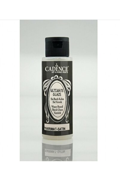 Cadence Ultimate Glaze Vernik, Su Bazlı Kalın Sır Vernik Yarı Mat 70 Ml
