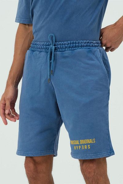 HYPERS Pantaloni scurți pentru bărbați, albastru, lavabil, cu imprimeu