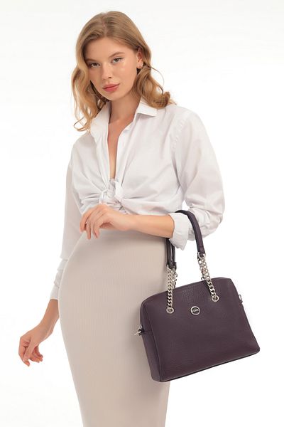 Fossil Geantă de umăr pentru femei Plum - 05FM24K1111