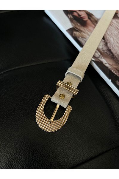 Fiori Femei - Pantaloni cu cataramă răsucită, centură pentru haină și rochie