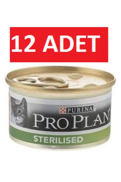 Pro Plan Sterilised Somon Kısır Kedi Konservesi 85 Gr X 12 Adet Yaş Mama