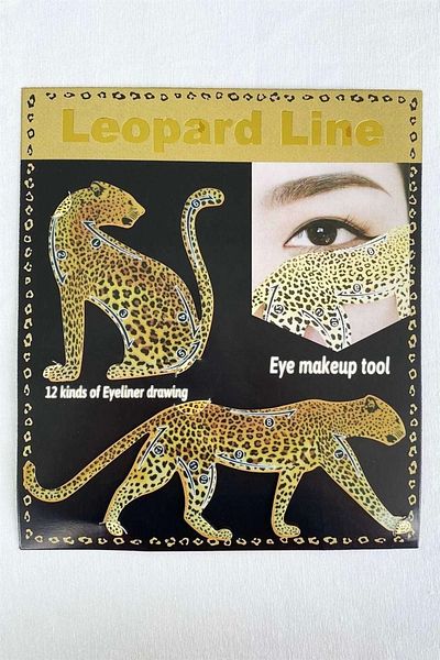 PRVT Leopard Liner Easy Eyeliner Pulling Riding Eyeliner Template
