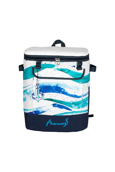 ANEMOSS Marine Collection Waves Kühlrucksack, Weiß