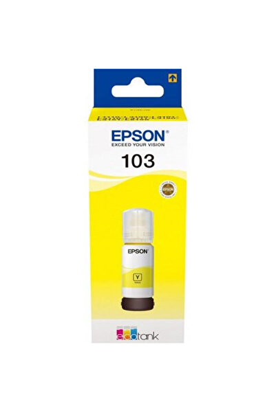 EPSON 103 Ecotank Sarı Şişe Mürekkep Kartuşu - C13t00s44a