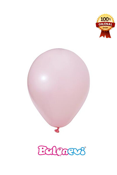 BalonEvi 12’’ BASKI BALONU MAKARON PEMBE 100’LÜ