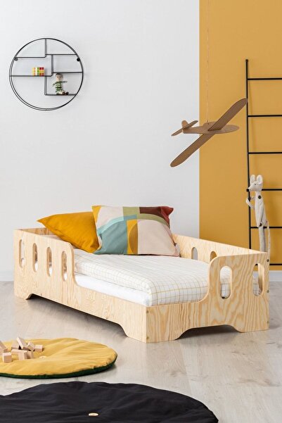 MiniWood Markaawm Mars Ahşap Yatak Çocuk Yatak Bebek Karyolası