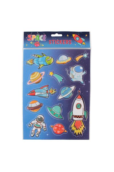 Dolphin 3d Embossed Space Astronaut Large Size Sticker