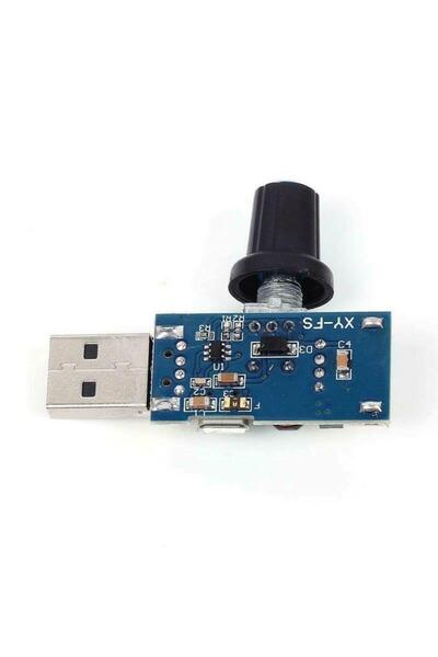 Koodmax Dc 5V-12V 5W USB - Micro USB Fan Hız Kontrol Modülü - Ayarlanabilir USB Voltaj Regülatörü