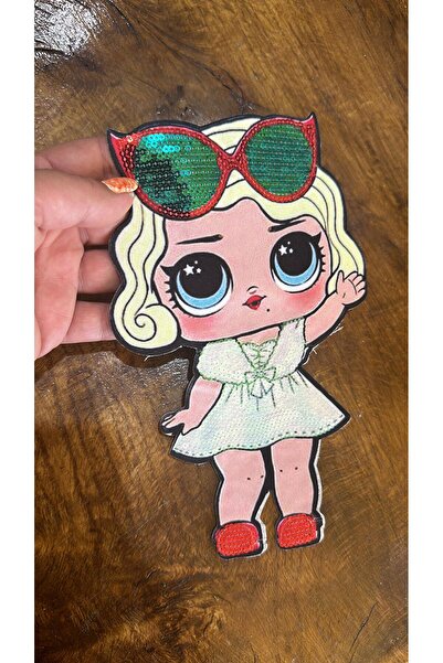 Gönülden Tasarım 22x14 cm Pul Aplicație Armadage cu Păpușă cu Paiete