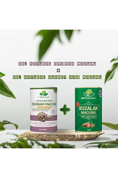 DRNATURAL Enginar Macun 240 Gr. ve Kozalak Macunu 240 Gr.