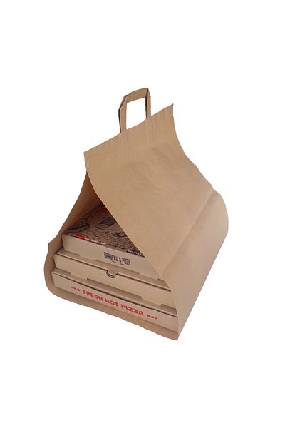 Balkan 35x50 Cm Disposable Pizza Bag - 250 Pieces, Open Side (20 Cm-36 Cm)