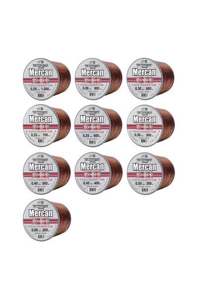 MERCAN MİSİNA Mercan standardna višebojna spirala za pecanje