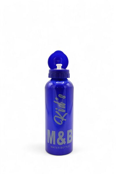 M&B WATER BOTTLE Kids Style Aluminum Water Bottle with Carrying Strap Daily Sports Outdoor Camping Water Bottle