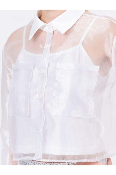 Zekids Двохсортний комплект сорочок з тюлевими деталями для дівчаток