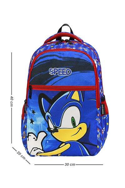 MASTER PACK Set de genți de școală ortopedice pentru băieți de sezon nou - Set de 2 cu model de viteză (GANTĂ DE ȘCOALA+GANTĂ DE TRANSPORT)