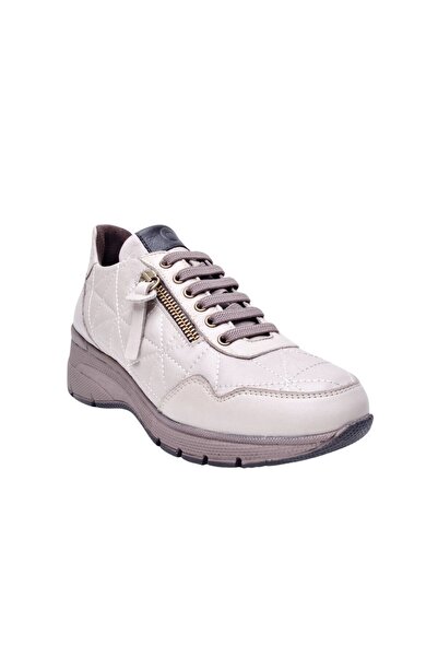 Mammamia D24KA-3460 Vizon Kadın Deri Ayakkabı