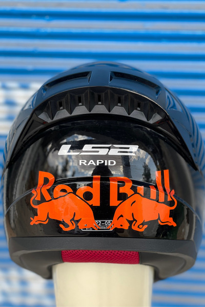 Banxtre Motor-Araba-Kask için Reflektörlü Gece Parlayan Turuncu Boğa-Enerji S...