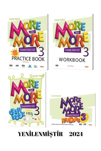 Fenomen Yayıncılık FENOMEN YAYINCILIK 3 MORE&MORE PRACTICE BOOK & WORKBOOK & ...