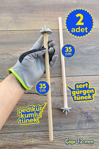 Vixpet Venty 2-Pack Natural Sand Perch 12 cm |   Companionship |   Forpus |   Sevda |   Heaven