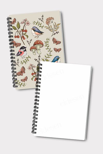 Eldesen Tasarım A5 Size 2-Piece Unlined Notebook Set - 50 Sheets and 100 Sheets