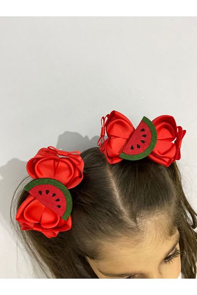 Stil Tasarım Toka Red Watermelon Buckle Set of 2
