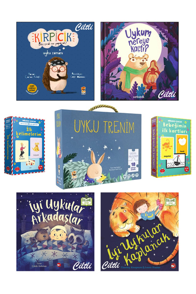 Sincap Kitap Kirpicik Uyku Zamanı Uyku Trenim İyi Uykular Arkadaşlar Kaplancı...