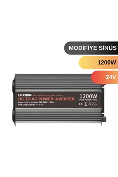 Lexron GrafenMarket 1200w Modifiye Sinüs Inverter 12 Volt
