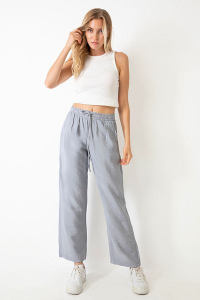 Miss couture Summer Linen Thin Loose Trousers