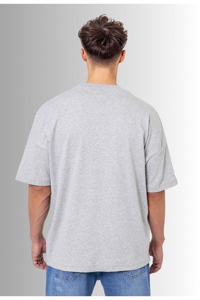 Pink Sky Cotton Oversize T-Shirt - Natural Printed