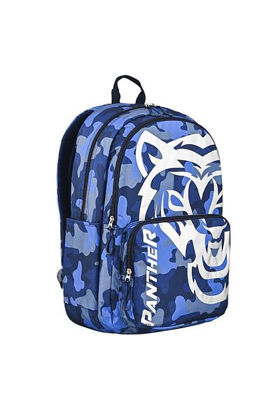 Panther Pt-5113 Rucsac pentru băiat de camuflaj albastru