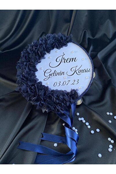 TAN EVENT 30 Cm Gelin Defi Lacivert ,kına Gecesi Tef