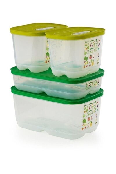 Tupperware Tupperware Greenhouse - Set of 4 Refrigerator and Storage Container