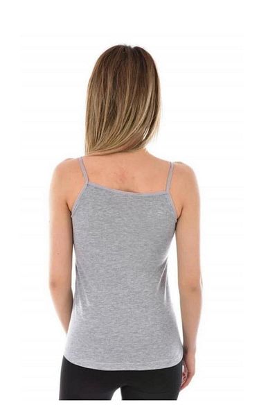 Tutku Women's 4-Pack Cotton Ribbed Rope Strap Undershirt