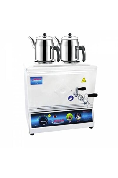 Mizan 2 Demlikli Elektrikli Çay Kazanı Pleytsiz 19 Lt Demlikler Dahil