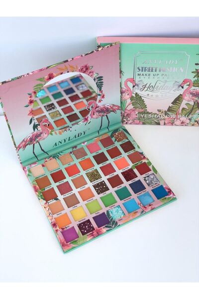 Roesıa Rose Cosmetics Anylady Flamingo Model 42'li Far Paleti